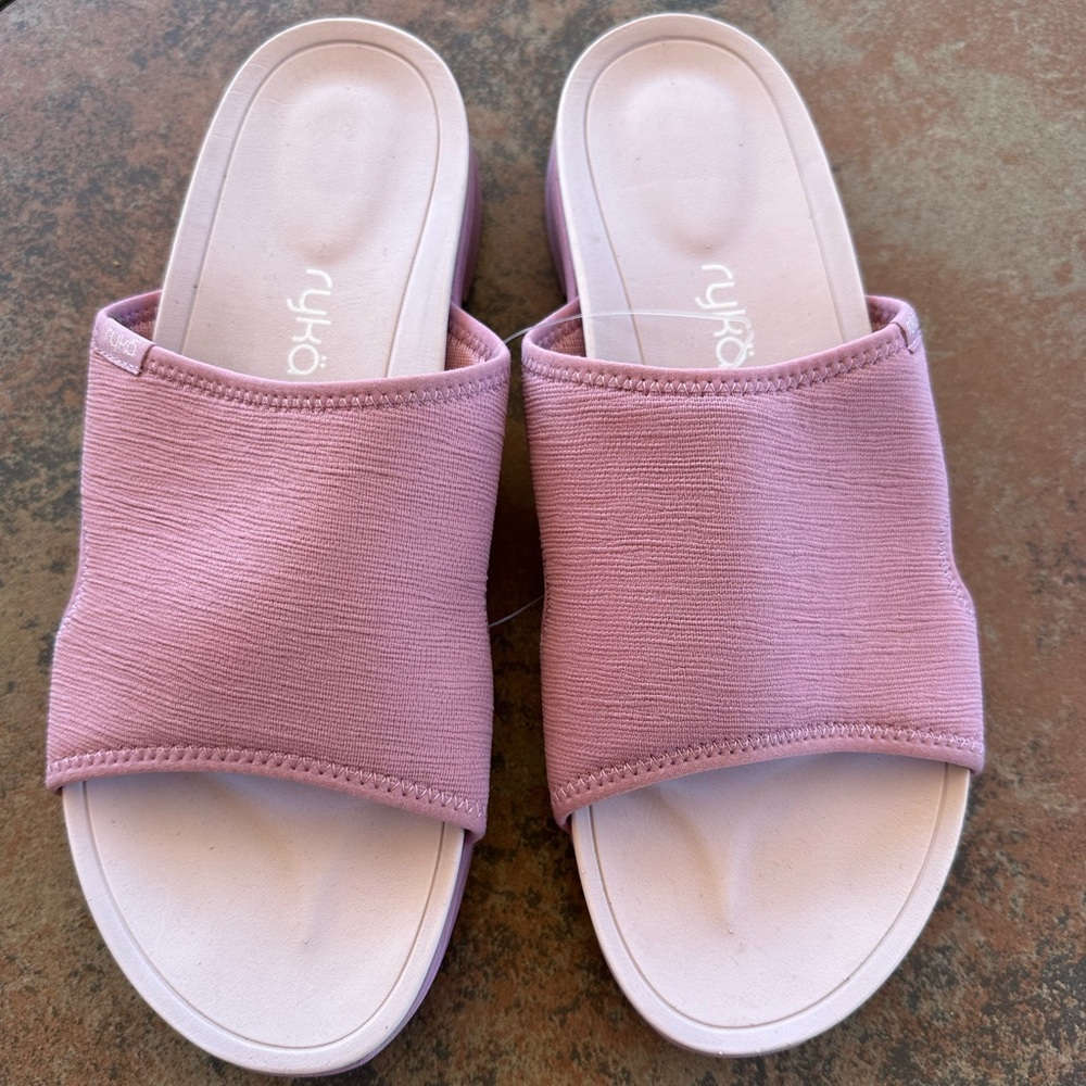 Ryka Women's Mauve Slide Sandals